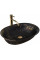 Умивальник (раковина) REA ROMA BLACK MARBLE MATТ накладний *