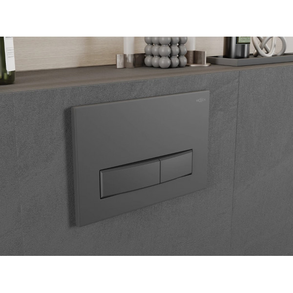 Кнопка змиву для інсталяції MEXEN FENIX 09 GRAPHITE