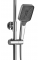 Душевой гарнитур REA HELIX NICKEL BRUSHED матовый никель с изливом *