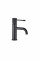 Смеситель для раковины VBI MILANO UNO BLACK низкий