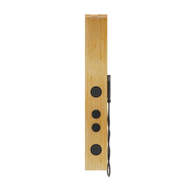 Душова панель CORSAN BALTI 2.0 BAMBOO BLACK з термостатом