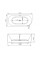 Ванна VBI NORDEND LEFT 170 x 80 угловая