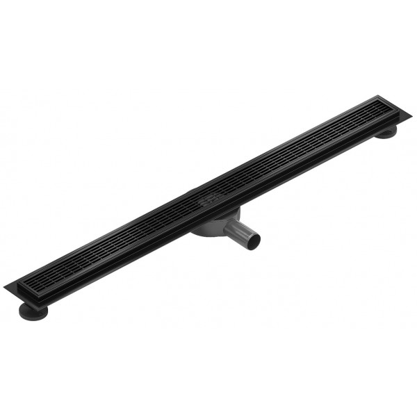 Трап для душу MEXEN FLAT 80 M33 BLACK 360° чорний