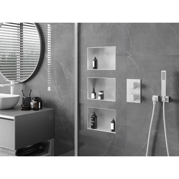 Вбудована полиця MEXEN X-Wall-NR 30x20 WHITE без обідка