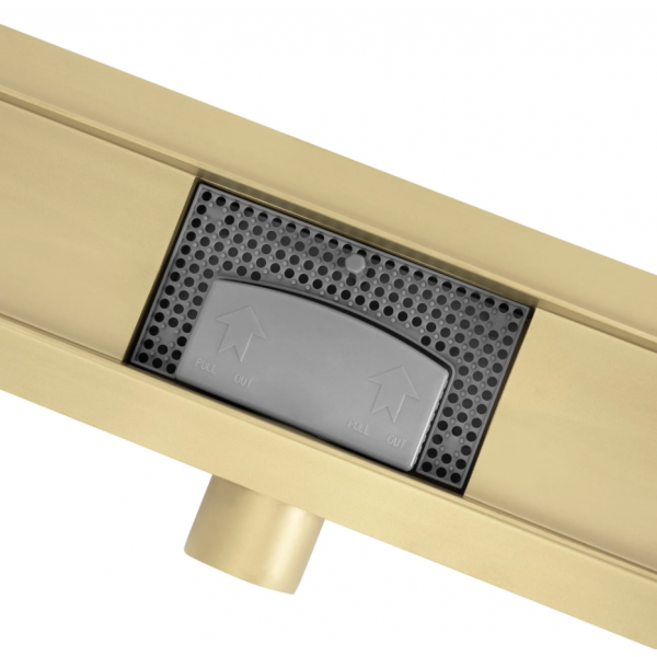 Трап для душа REA NEOX 60 GOLD 2в1 золотой