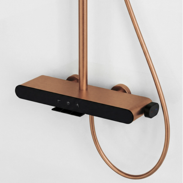 Душевой гарнитур REA FAREL BRUSHED COPPER