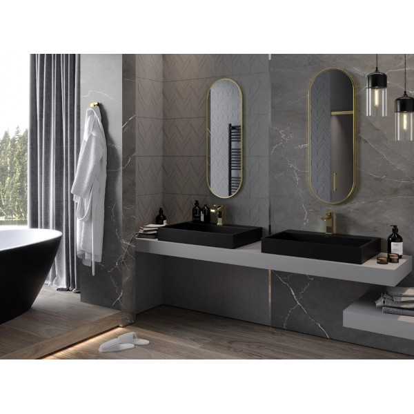 Дзеркало MEXEN LOFT 100x35 GOLD овальне