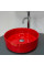 Умывальник (раковина) VBI PRATO RED GLOSSY накладной