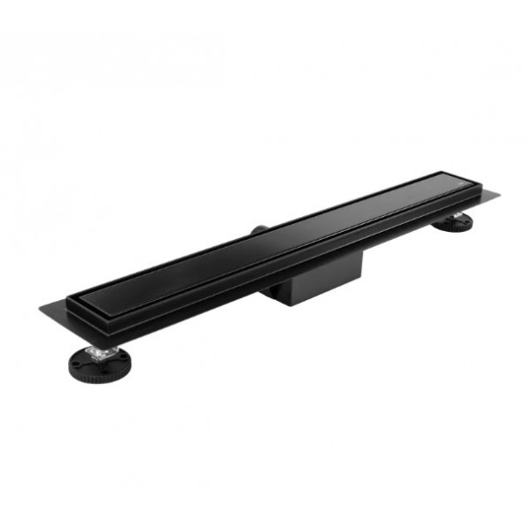 Трап для душа REA NEOX 90 BLACK 2в1 черный