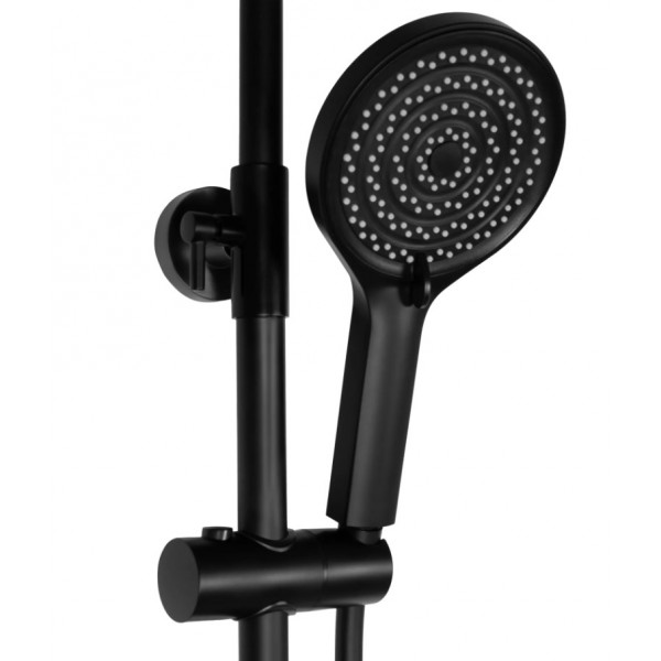 Душевой гарнитур REA SAVIO LED BLACK с термостатом