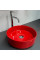 Умывальник (раковина) VBI PRATO RED GLOSSY накладной