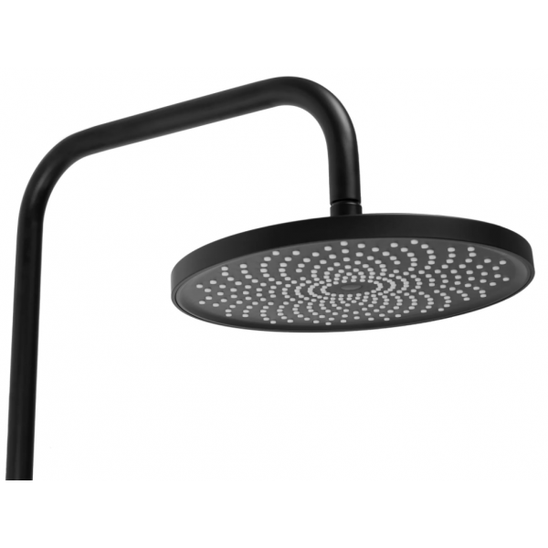 Душевой гарнитур REA MAX BLACK черный с изливом