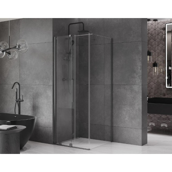 Душова кабіна MEXEN VELAR 110х110 GRAPHITE