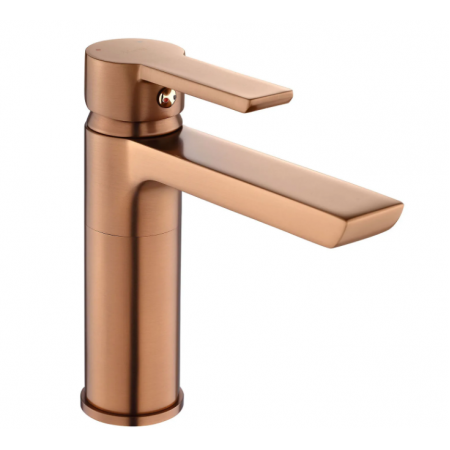 Смеситель для раковины (умывальника) REA ARGUS BRUSHED COPPER низкий