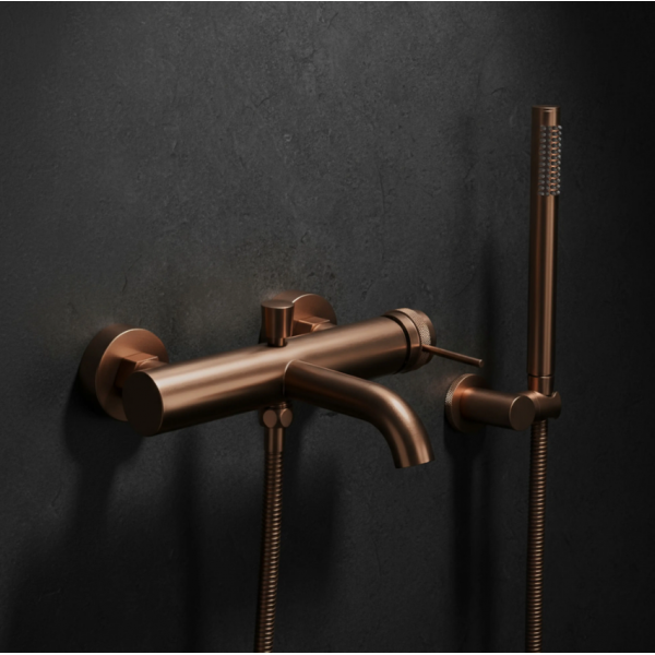 Смеситель для ванны REA LUNGO GRIP BRUSHED COPPER с изливом