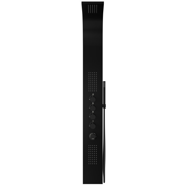 Душова панель CORSAN SAMSARA BLACK LED