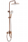 Душевой гарнитур REA ARGUS BRUSHED COPPER с изливом