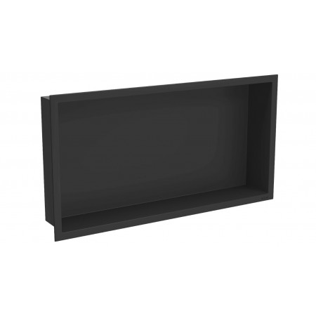 Вбудована полиця MEXEN X-Wall-R 60x30 BLACK з обідком