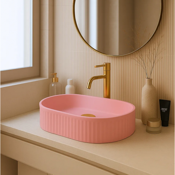 Умывальник (раковина) REA VANDA 48 BUBBLE GUM MATT накладной