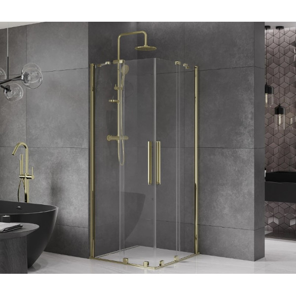 Душова кабіна MEXEN VELAR DUO 80х80 GOLD