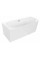 Ванна кутова MEXEN MIA 170x80 WHITE-G акрилова ліва