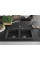 Гранітна кухонна мийка MEXEN HEKTOR BLACK GRANITE + сифон CHROME