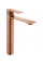 Смеситель для раковины REA STORM BRUSHED COPPER высокий