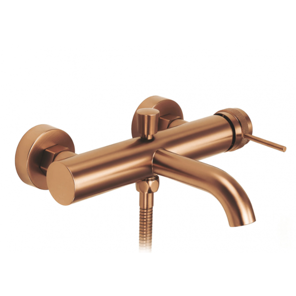 Смеситель для ванны REA LUNGO GRIP BRUSHED COPPER с изливом