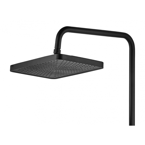 Душевой гарнитур REA HELIX BLACK черный с изливом