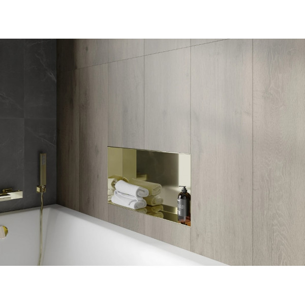 Вбудована полиця MEXEN X-Wall-NR 60x30 GOLD без обідка