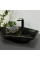Умывальник (раковина) VBI VENEZIA MARBLE BLACK MATT накладной