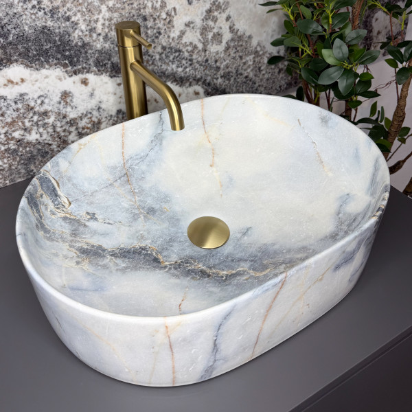 Умывальник (раковина) VBI VERONA 50 GRANIT GLOSSY накладной