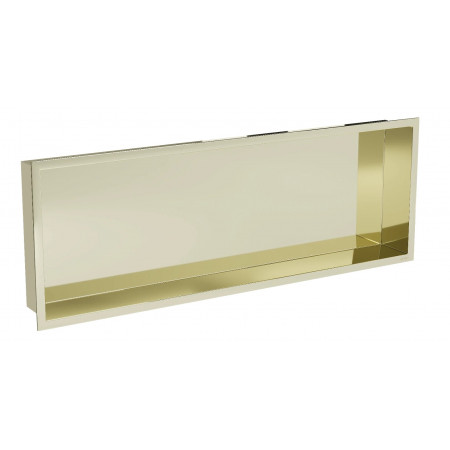 Вбудована полиця MEXEN X-Wall-R 90 GOLD з обідком