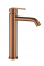 Смеситель для раковины (умывальника) REA ONTARIO BRUSHED COPPER высокий