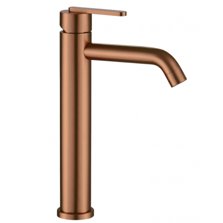 Смеситель для раковины (умывальника) REA ONTARIO BRUSHED COPPER высокий