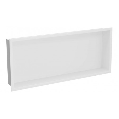 Вбудована полиця MEXEN X-Wall-R 75 WHITE з обідком