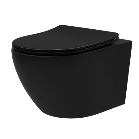 Подвесной унитаз REA CARLO TORNADO BLACK MATT