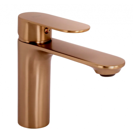 Смеситель для раковины (умывальника) REA DROP BRUSHED COPPER низкий