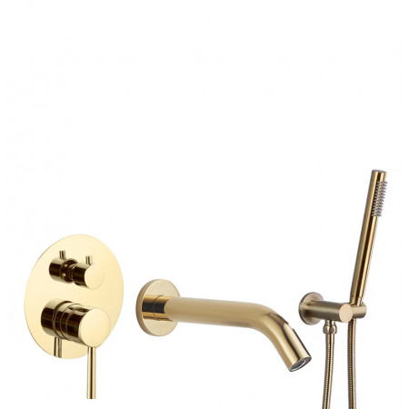Смеситель для ванны и душа VBI MILANO GOLD скрытого монтажа