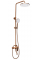 Душевой гарнитур REA DROP BRUSHED COPPER с изливом