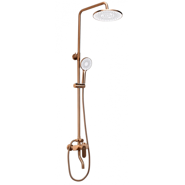 Душевой гарнитур REA DROP BRUSHED COPPER с изливом