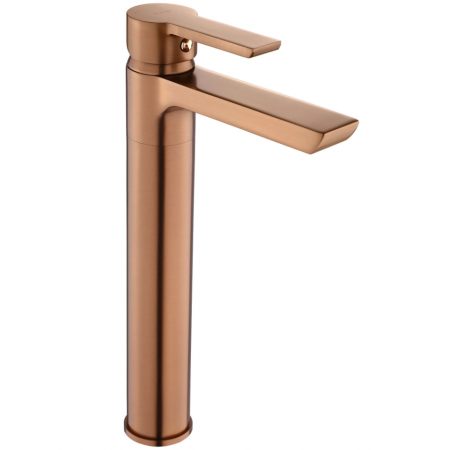 Смеситель для раковины (умывальника) REA ARGUS BRUSHED COPPER высокий