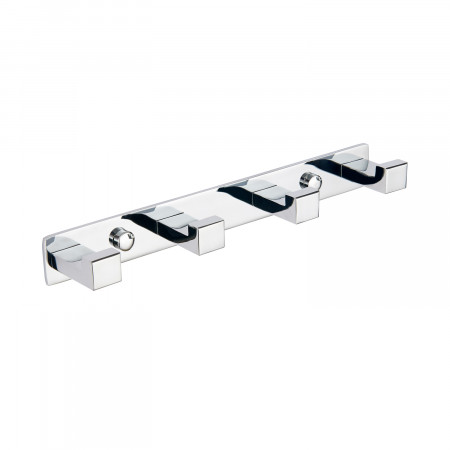 Крючок для полотенец VBI QUADRO CHROME четверной