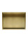 Встраиваемая полка REA 30X45 BRUSHED GOLD с ободком