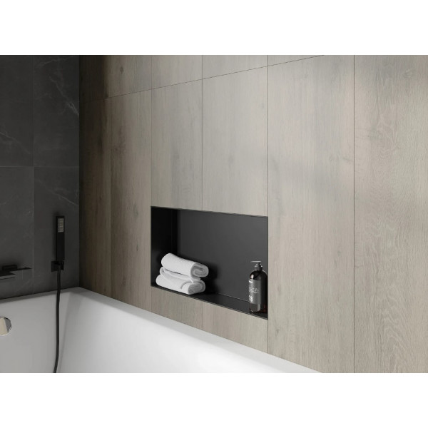 Вбудована полиця MEXEN X-Wall-NR 60x30 BLACK без обідка