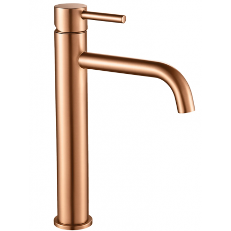Смеситель для раковины (умывальника) REA LUNGO BRUSHED COPPER высокий