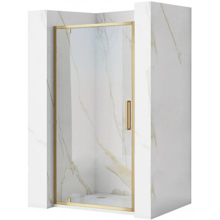 Душевая дверь REA RAPID SWING 90 BRUSHED GOLD