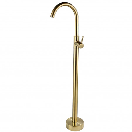 Смеситель для умывальника VBI MILANO BRUSHED GOLD напольный