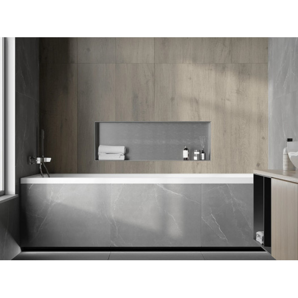 Вбудована полиця MEXEN X-Wall-NR 90 INOX без обідка