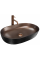 Умывальник (раковина) REA CLEO 61 BLACK BRUSHED COPPER накладной